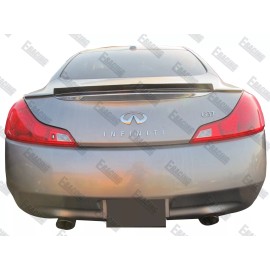 Unbranded For 2008-2013 INFINITY G37 Q60 Coupe 2dr carbon fiber spoiler type B