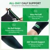 Wakefeet 3 Pairs Calf Compression Sleeve for Men and Women,