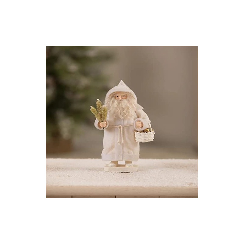 Bethany Lowe Winter Santa with Basket