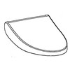 Toto THU9802#01 C100 LID ASSEMBLY ELONGATED SW2034 COTTON
