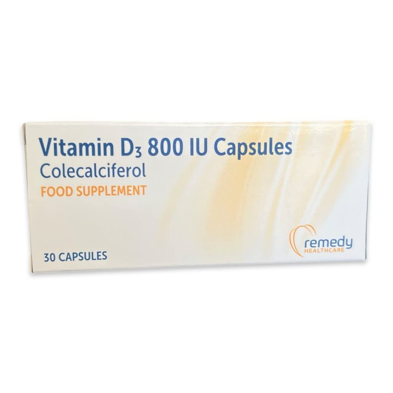 Vitamin D 800IU | Colecalciferol Capsules | 30 Capsules