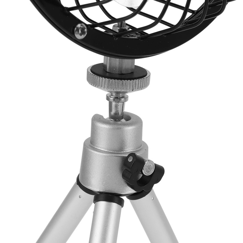 Portable Solar Fan 6W 6 Inches Solar USB Dual Powered
