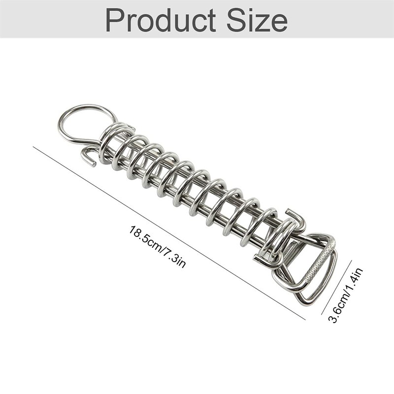mongtsamz Tension Spring Spring with Double Hooks - Mounting Accessories,
