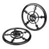 Unbranded Vivid Black 5-1/2" Speaker Grill Covers For Harley Touring