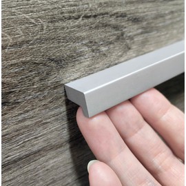 Qrity 2 x Furniture Handles, Hole Spacing, 192 mm, Door Handles, Kitchen Bar Handles, Cabinet Handles, Drawer Handles, Aluminium Alloy, Silver