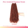 The BOHOBABE Crochet Passion Twist Hair Pretwisted 20 Inch Long