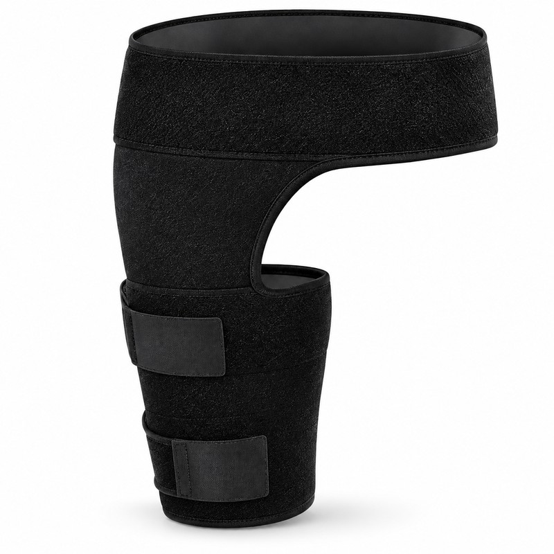 Hip Support Brace for Thigh & Groin Compression – Adjustable