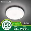 Luminous LED Ceiling Light, Small, Daylight White, 2600lm, 150W Equivalent,