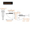 Glass Shelf Brackets Adjustable ,2PCS Glass Shelf Mounting Brackets Glass