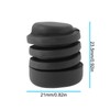 EMSea 5pcs Car Bonnet Hood Rubber Buffers 23.5x21mm Compatible with