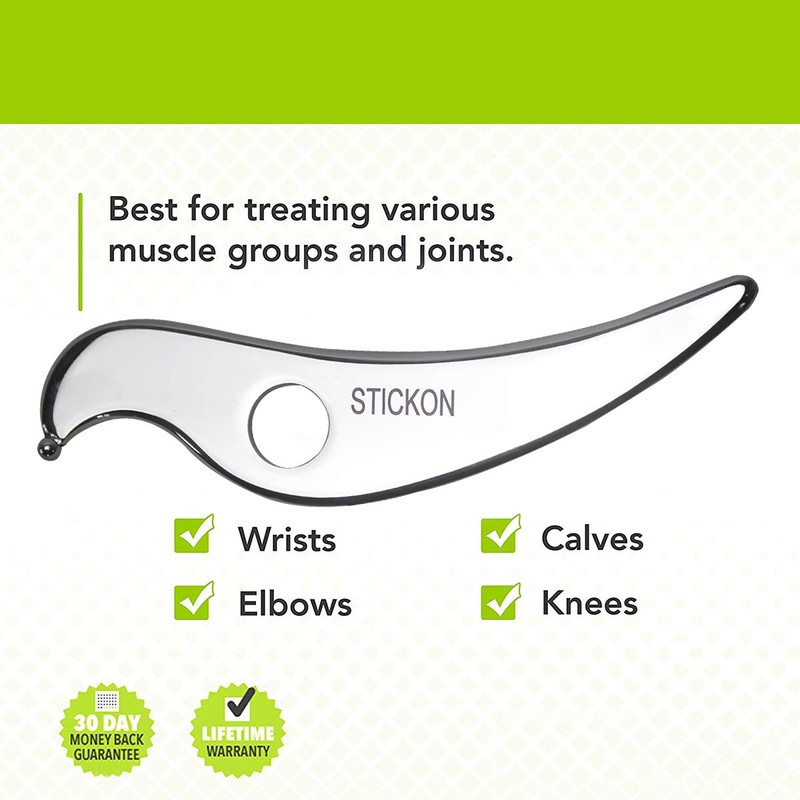 JustSun Stainless Steel Gua Sha Massage Tools Medical Grade IASTM
