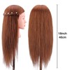 Mannequin Head with 100% Human Hair, TopDirect Real Hair Cosmetology