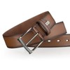 LLOYD Belt mens belt leather belt cognac, Länge:105 cm;Farbe:braun