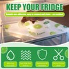 4pcs Waterproof Refrigerator Liner Set - Washable EVA Fridge Mats