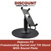 DCCSTANDS Dejavoo P3 Freestanding Swivel and Tilt Stand with Round