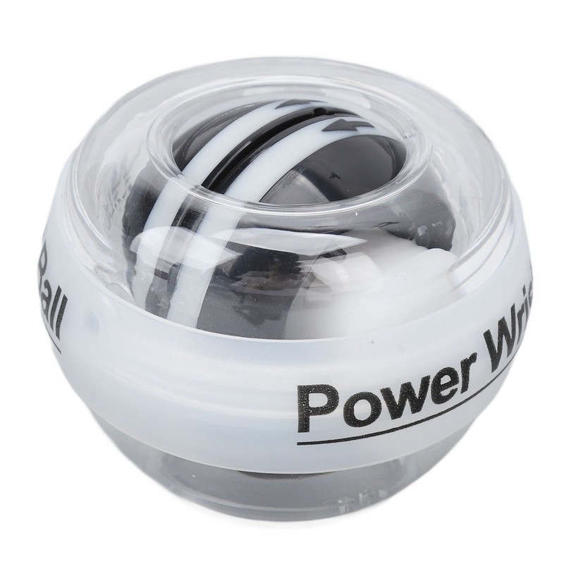White Wrist Trainer Ball Auto Start Wrist Strengthener Gyroscopic Forearm