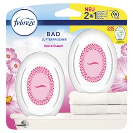 Febreze Lenor Blossom Breath Duo Bathroom Air Freshener Fragrance Plug for Continuous Odour Control and Prevention