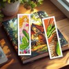 INFUNLY Set of 6 Fairy Tale Elements Cross Stitch Bookmark