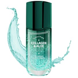 CUIDADO DE LA PIEL COREANO EN SU MÁXIMA EXPRESIÓN experimente los lujosos beneficios del suero facial reafirmante con colágeno y aloe de Radiant...   