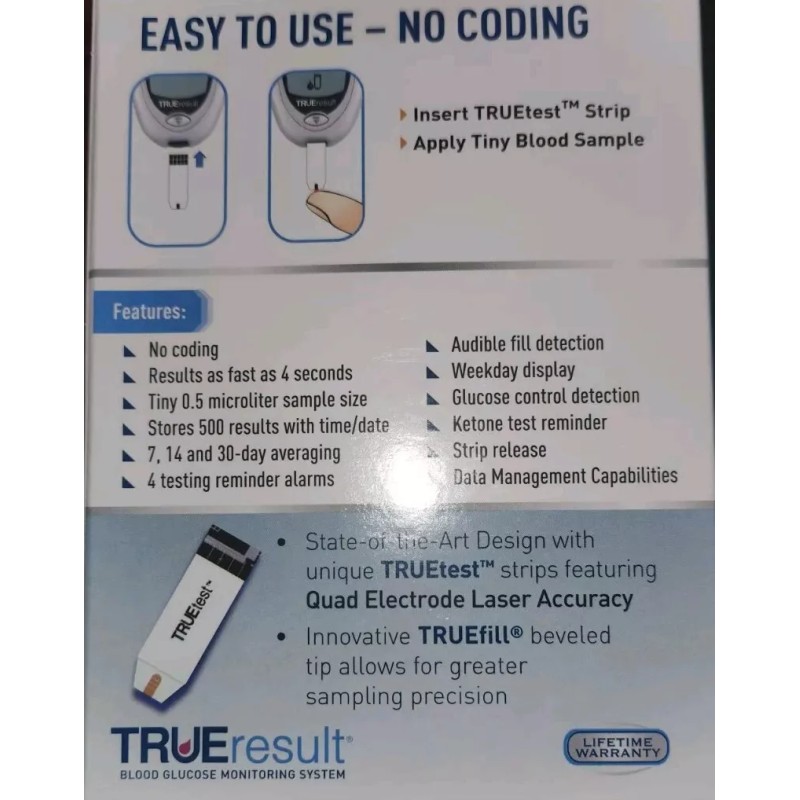 nipro True Result Glucose Meter, Unopened