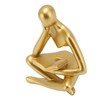 Thinker Sitting Figure, Good Decoration Fine Workmanship Resin Abstract Statue