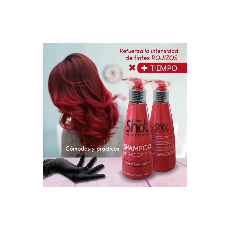 Shampoo Matizador Rojo Revive Tu Color Y Brillo