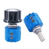 Taiss /2pcs 50K Ohm 10 Turn Rotatable Wire Precision Potentiometer,