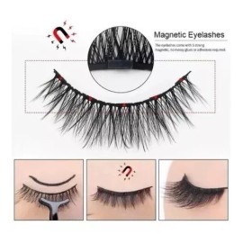 Beauty 2 Kits Pestañas Magnéticas Con Delineador De Ojos