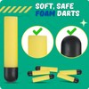 6 Pack Mini Foam Dart-Firing Blasters Micro Toy Guns with