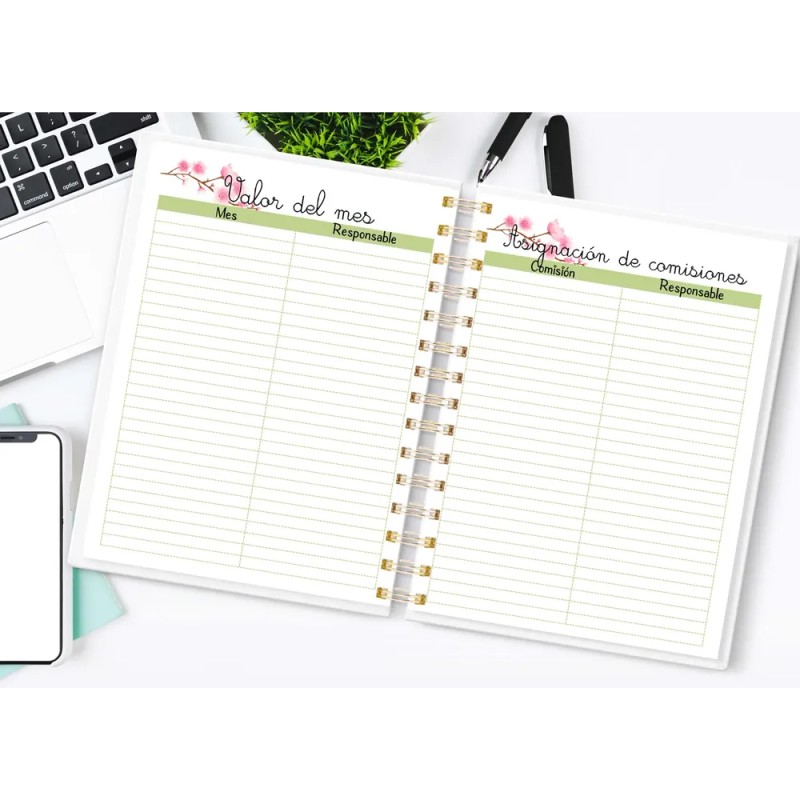 Agenda Escolar Para Maestra / Docente Mulan
