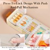 Weekly Pill Box 7 Day, Tablet Organiser for Travel– 7