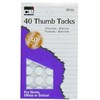 Charles Leonard Thumb Tacks - White On Safety Cards -