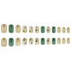 LBPEPAMZ 24Pcs St. Patrick's Day Press on Nails Short Medium