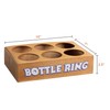 Ring Toss Bottle Carnival Game, 6 Plastic Bottles Targets and