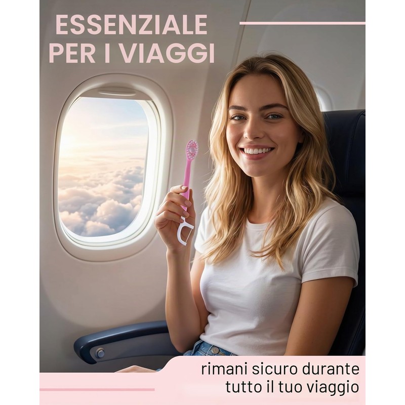 BCHKO Spazzolini Monouso con Dentifricio 12 Pezzi, 3 in 1