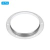 PATIKIL 7" Duct Connector Flange, 2 Pack Metal Straight Pipe