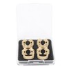 4pcs Resin Dental Dam Clamps Barrier Clip Dental Materials Tool