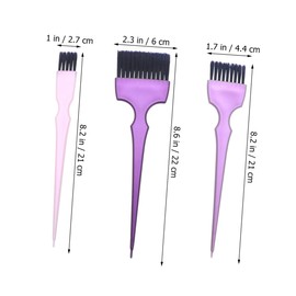 TOVINANNA 2sets Hair Dyeing Kit Hair Tint Brush Applicator Accessories for Quick Application and Cleanup