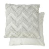Emma Barclay Nyla Soft Touch Zigzag Cushion Cover (White)