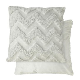 Emma Barclay Nyla Soft Touch Zigzag Cushion Cover (White)