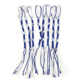 Cyprinus Carpio Jewish Traditional Tzitzits Set for Pants/Jeans Tzitzits Tassels Prayer Shawl Accessories Blue and White Home Decor Tassels with Hanging Hooks for Hebrew Men or Women