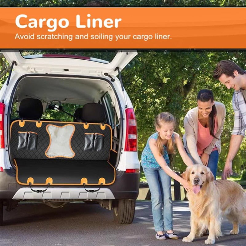 CBBPET Dog Car Seat Covers (Dog Bone)