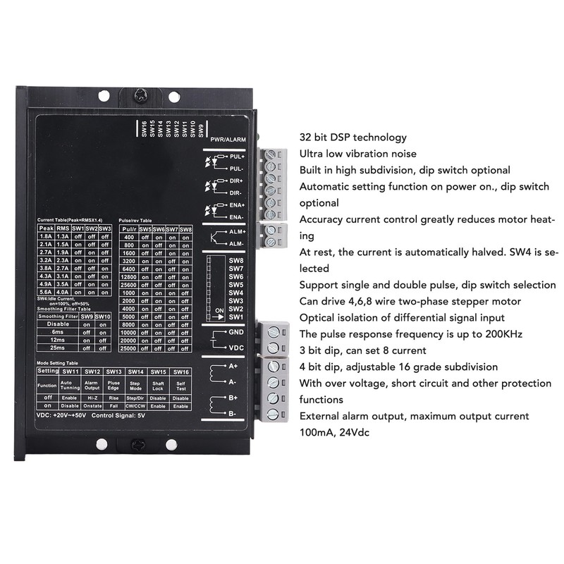 DM556S Digital Stepper Motor Driver New CNC Digital Microstep Driver