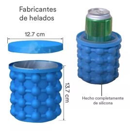 ML Mini Hielera De Silicona Para Cubos De Hielo Enfriador