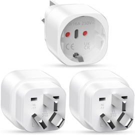 Travel Adaptor Australia, Germany to Australia Travel Adapter, Type I Australia Travel Plug Socket Adapter for Australia, China, Argentina, New Zealand, Fiji, Pack of 3