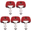 Shinekoo Jungheinrich 702 5pcs Red Ignition Switch Manual Push Button