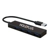4-Port USB 3.0 Hub, Ultra-Slim Data USB Hub, for MacBook,