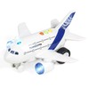 OCCAFY Airplane Toys for Toddlers,Friction Powered Toy Plane for Kids,1:200