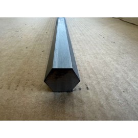 Unbranded 12L14 Steel Bar Stock; 1-1/8" Hex x 72", 1.125" Hexagonal Bar