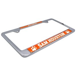 Sam Houston State University SHSU Metal License Plate Frame (Chrome Alumni)